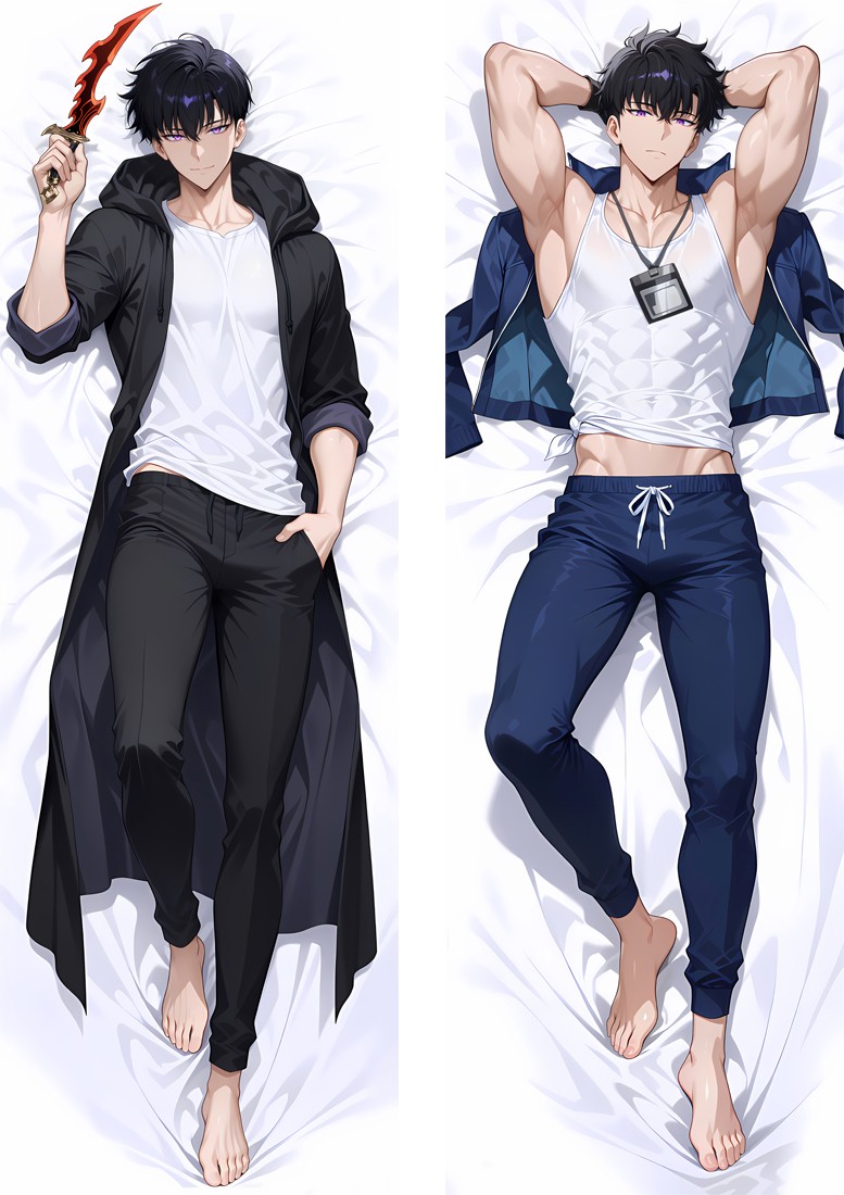 50 Discount Solo Leveling Sung Jin woo Anime Dakimakura Body Pillow 50-discount-solo-leveling-sung-jin-woo-anime-dakimakura-body-pillow