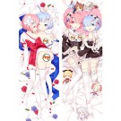 Re:Zero Rem Ram Anime Dakimakura Pillow Case 