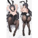 Rascal Does Not Dream of Bunny Girl Senpai Mai Sakurajima Anime Dakimakura Body Pillow Cover