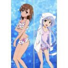 A Certain Magical Index Mikoto Misaka + Index Librorum Prohibitorum Anime Dakimakura Body Pillow Cover 