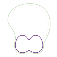 Custom 3D Mousepad-Soft Breast 3D Silicon Mouse Pad Mat Wrist Rest