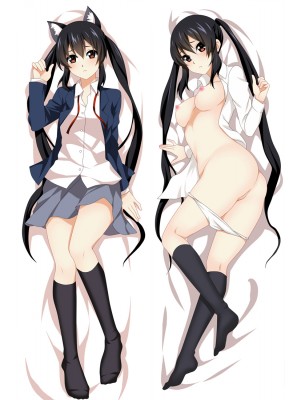 K-On! Keion Nakano Azusa nekomimi Anime Dakimakura Hugging Body Pillow Cover Case