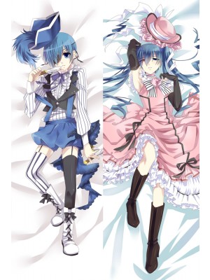 Black Butler Ciel Phantomhive Anime Dakimakura Hugging Body Pillow Cover Case