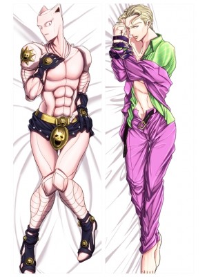 Hot Anime JoJo's Bizarre Adventure Kira Yoshikake Anime Dakimakura Pillow Cover