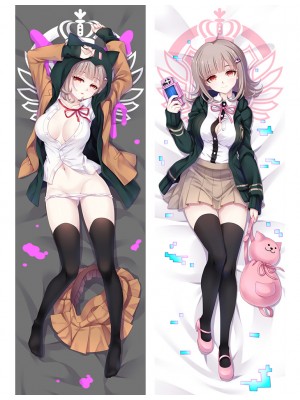 Danganronpa Nanami ChiaKi Anime Dakimakura Otaku Pillow Case Cover Hugging Body