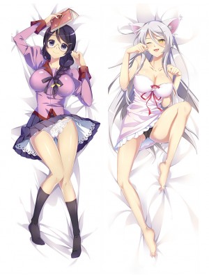 Monogatari Series Tsubasa Hanekawa Anime Dakimakura Pillow Cover