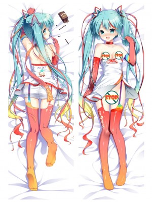 Vocaloid Hatsune Miku Racing Miku Anime Dakimakura Pillow Cover