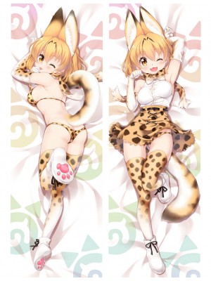 Kemono Friends Serval Anime Dakimakura Hugging Body Pillow Cover