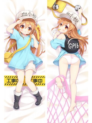 Cells at Work! Platelet With Double Sides Zipper as a girlfriend wife Anime Dakimakura Pillow Cover