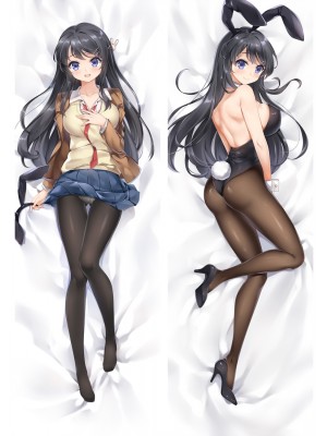 Rascal Does Not Dream of Bunny Girl Senpai Sakurajima Mai Anime Dakimakura Pillow Cover