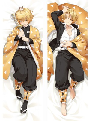 Demon Slayer: Kimetsu no Yaiba Agatsuma Zenitsu Anime Dakimakura Pillow Cover