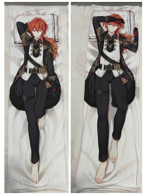 Genshin Impact Diluc 3D Detachable Pillow Cover（Including 3D Breasts or Hips）