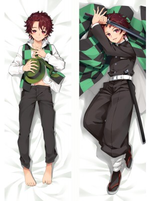 Demon Slayer: Kimetsu no Yaiba Kamado Tanjirou Anime Dakimakura Pillow Cover