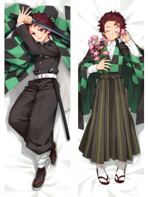 Demon Slayer: Kimetsu no Yaiba Tanjirou Anime Dakimakura Pillow Cover