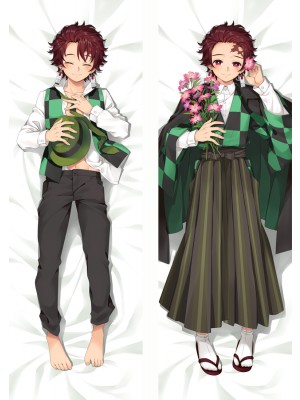 Demon Slayer: Kimetsu no Yaiba Tanjirou Anime Dakimakura Pillow Cover