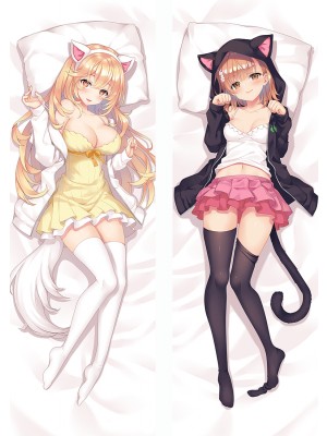A Certain Scientific Railgun Mikoto Misaka&Shokuhou Misaki Anime Dakimakura Pillow Cover