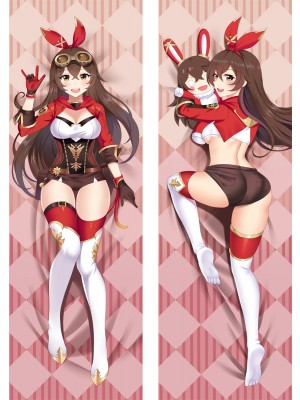 Genshin Impact Amber Anime Dakimakura Body Pillow Cover