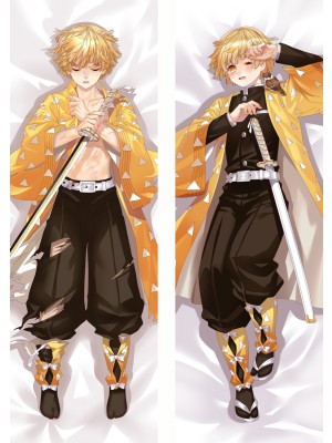 Demon Slayer: Kimetsu no Yaiba Agatsuma Zenitsu Anime Dakimakura Pillow Cover