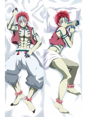 Demon Slayer: Kimetsu no Yaiba Akaza Anime Dakimakura Body Pillow Cover