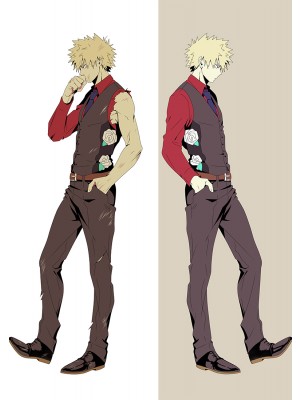 My Hero Academia Katsuki Bakugou Anime Dakimakura Pillow Cover