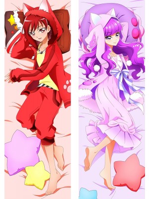 Pretty Cure Yukari Kotozume & Akira Kenjou Anime Dakimakura Pillow Cover