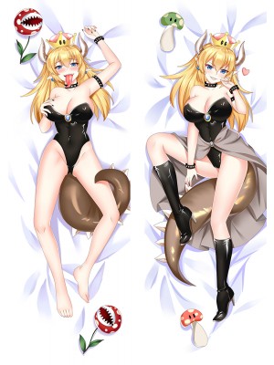 Super Mario Bowsette Princess Bowser Anime Dakimakura Pillow Cover H3880-A