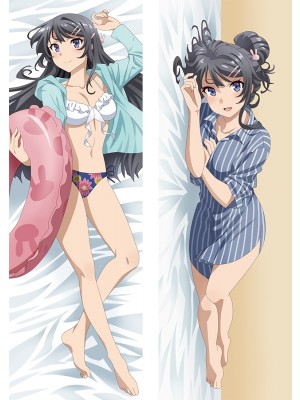 Rascal Does Not Dream of Bunny Girl Senpai Sakurajima Mai Anime Dakimakura Pillow Cover
