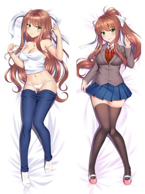 Doki Doki Literature Club! Monika Anime Dakimakura Body Pillow Cover