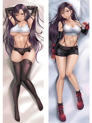 Final Fantasy Tifa Lockhart Anime Dakimakura Body Pillow Cover