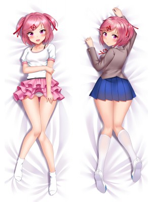 Doki Doki Literature Club! Natsuki Anime Dakimakura Body Pillow Cover