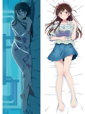 Kanojo, Okarishimasu Ichinose Chizuru Anime Dakimakura Body Pillow Cover