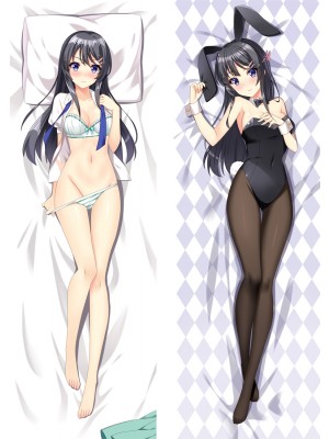 Rascal Does Not Dream of Bunny Girl Senpai Anime Dakimakura Body Pillow Cover H3899-A