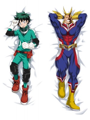 My Hero Academia Midoriya Izuku&All Might Anime Dakimakura Pillow Cover