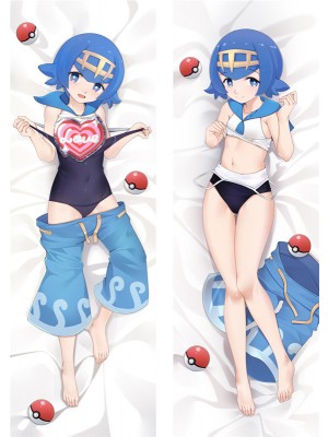 Pokémon Sword and Shield Lana Anime Dakimakura Body Pillow Cover