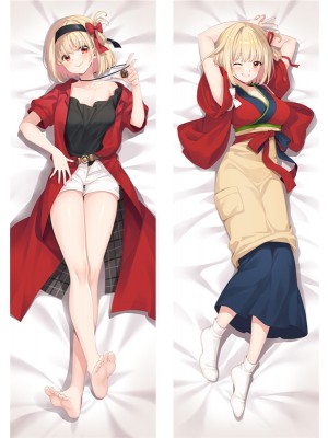 Lycoris Recoil Nishikigi Chisato Anime Dakimakura Body Pillow Cover