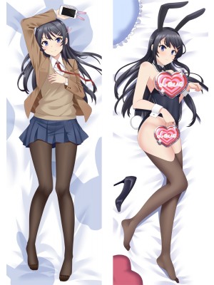 Rascal Does Not Dream of Bunny Girl Senpai Anime Dakimakura Body Pillow Cover
