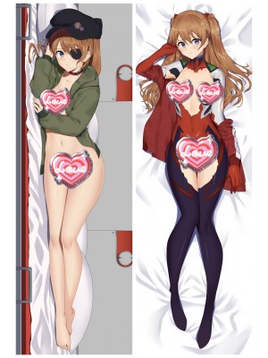 Neon Genesis Evangelion Asuka Langley Soryu Anime Dakimakura Body Pillow Cover