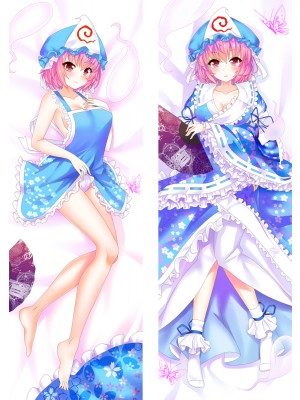 Touhou Project Yuyuko Saigyouji Anime Dakimakura Pillow Cover
