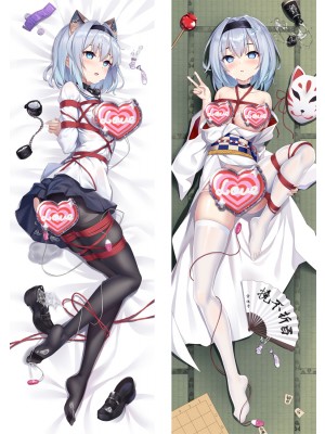 The Ryuo's Work is Never Done! Ginko Sora Anime Dakimakura Pillow Cover
