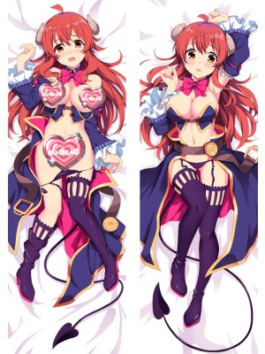 The Demon Girl Next Door Yoshida Yūko Shadow Mistress Shamiko Anime Dakimakura Pillow Cover