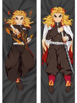 Demon Slayer: Kimetsu no Yaiba Rengoku Kyoujurou Anime Dakimakura Pillow Cover