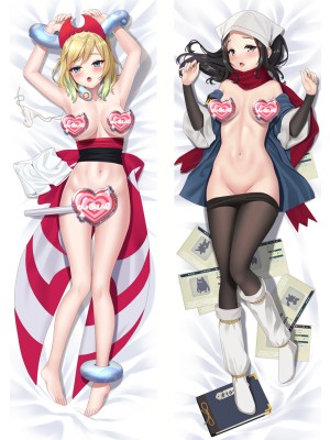 Pokémon Irida & Akari Anime Dakimakura Body Pillow Cover