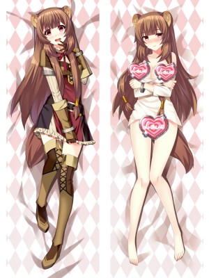 The Rising of the Shield Hero Raphtalia Anime Dakimakura Pillow Cover H3935 B