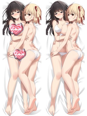 Lycoris Recoil Nishikigi Chisato & Inoue Takina Anime Dakimakura Body Pillow Cover