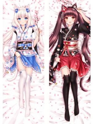 Nekopara Chocola&Vanilla Anime Dakimakura Body Pillow Cover