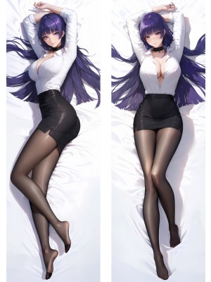 Genshin Impact Raiden Mei Anime Dakimakura Body Pillow Cover