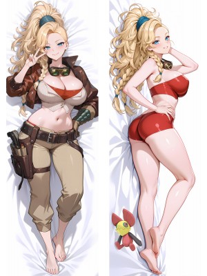 Monster Hunter Wilds Alma Anime Dakimakura Body Pillow Cover