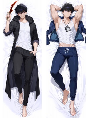 Solo Leveling Sung Jin-woo Anime Dakimakura Body Pillow Cover