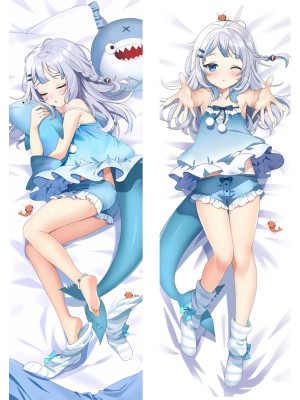 Virtual Youtuber Gawr Gura Anime Dakimakura Body Pillow Cover