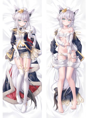 Virtual Youtuber Shirakami Fubuki Anime Dakimakura Body Pillow Cover